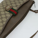 GUCCI GG Supreme Web Sherry Line Shoulder Bag PVC Beige 904 02 026 Auth bs27641-6