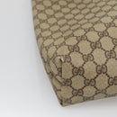 GUCCI GG Supreme Web Sherry Line Tote Bag PVC Beige 002 123 6487 Auth bs27643-16