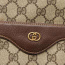 GUCCI GG Supreme Web Sherry Line Tote Bag PVC Beige 002 123 6487 Auth bs27643-17