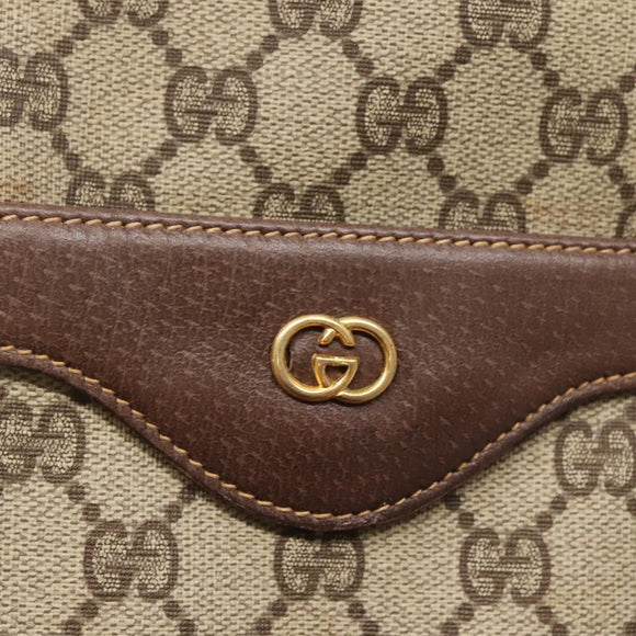 GUCCI GG Supreme Web Sherry Line Tote Bag PVC Beige 002 123 6487 Auth bs27643