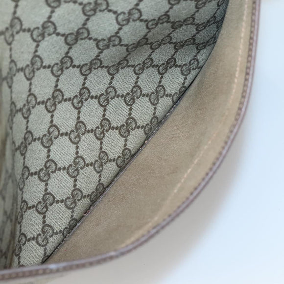 GUCCI GG Supreme Web Sherry Line Tote Bag PVC Beige 002 123 6487 Auth bs27643