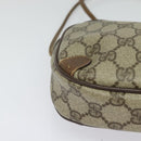 GUCCI GG Supreme Web Sherry Line Shoulder Bag PVC Beige 156 02 066 Auth bs27644-10