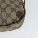 GUCCI GG Supreme Web Sherry Line Shoulder Bag PVC Beige 156 02 066 Auth bs27644-13
