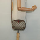 GUCCI GG Supreme Web Sherry Line Shoulder Bag PVC Beige 156 02 066 Auth bs27644-20