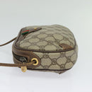 GUCCI GG Supreme Web Sherry Line Shoulder Bag PVC Beige 156 02 066 Auth bs27644-4