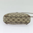 GUCCI GG Supreme Web Sherry Line Shoulder Bag PVC Beige 156 02 066 Auth bs27644-9
