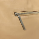 GUCCI Shoulder Bag Leather Beige Silver Auth bs27650-18