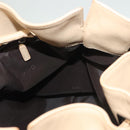 GUCCI Shoulder Bag Leather Beige Silver Auth bs27650-20