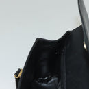 Gianni Versace Shoulder Bag Leather Gold Black Auth bs27657-19