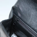 Gianni Versace Shoulder Bag Leather Gold Black Auth bs27657-20