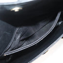 Gianni Versace Shoulder Bag Leather Gold Black Auth bs27657-21