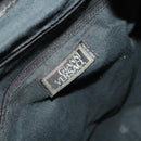 Gianni Versace Backpack Leather Black Gold Auth bs27658-12