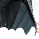 Gianni Versace Backpack Leather Black Gold Auth bs27658-24