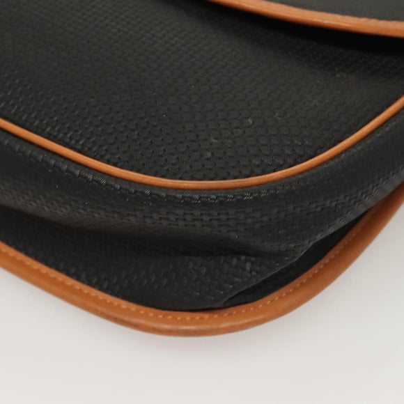 SAINT LAURENT Shoulder Bag PVC Leather Brown Auth bs27659