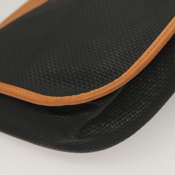 SAINT LAURENT Shoulder Bag PVC Leather Brown Auth bs27659