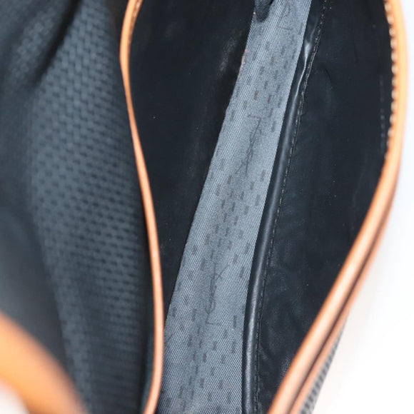 SAINT LAURENT Shoulder Bag PVC Leather Brown Auth bs27659