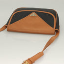 SAINT LAURENT Shoulder Bag PVC Leather Brown Auth bs27659-6