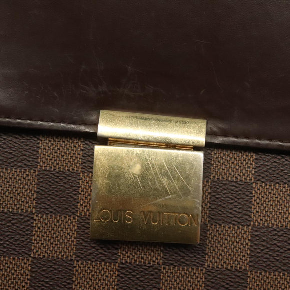 LOUIS VUITTON Damier Ebene Altona GM Hand Bag N53312 LV Auth bs27669