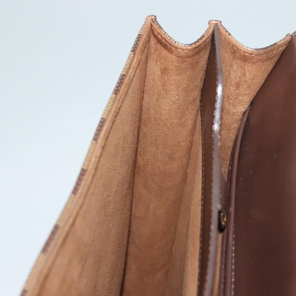 LOUIS VUITTON Damier Ebene Altona GM Hand Bag N53312 LV Auth bs27669