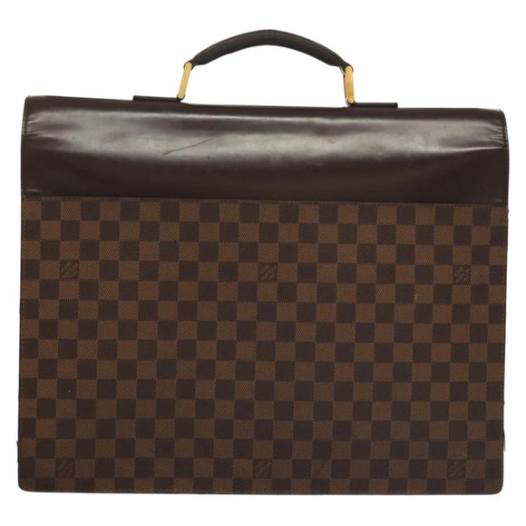 LOUIS VUITTON Damier Ebene Altona GM Hand Bag N53312 LV Auth bs27669