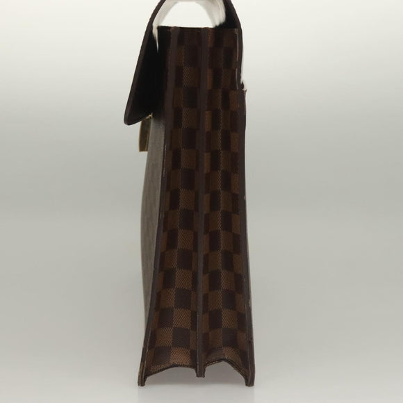 LOUIS VUITTON Damier Ebene Altona GM Hand Bag N53312 LV Auth bs27669