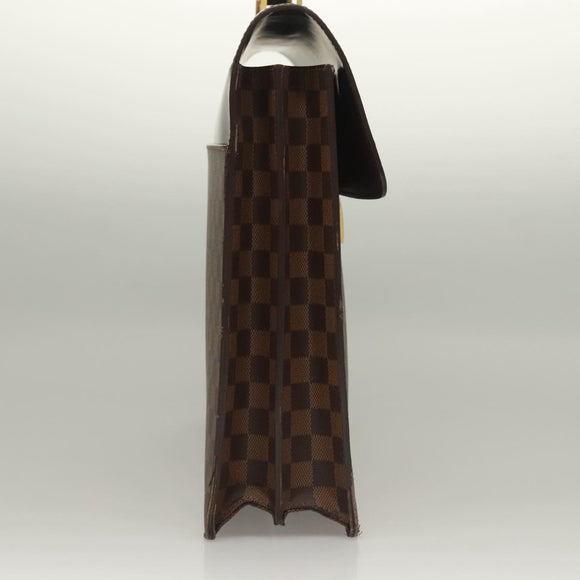 LOUIS VUITTON Damier Ebene Altona GM Hand Bag N53312 LV Auth bs27669