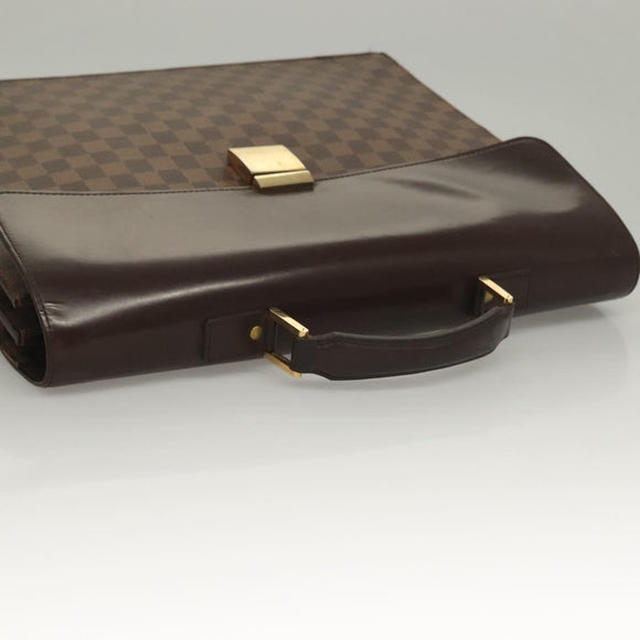 LOUIS VUITTON Damier Ebene Altona GM Hand Bag N53312 LV Auth bs27669