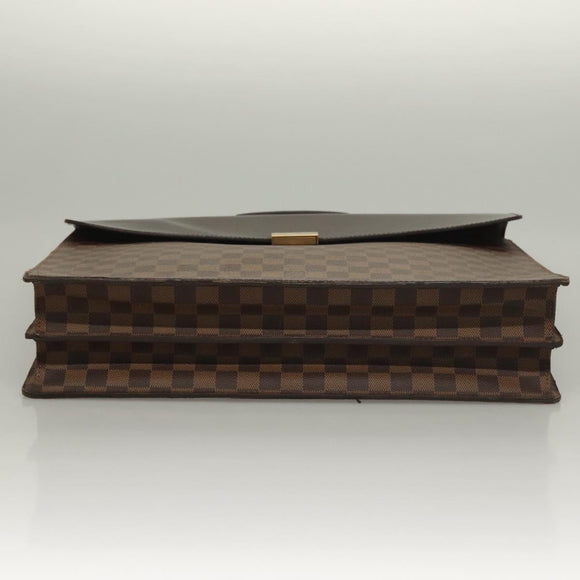 LOUIS VUITTON Damier Ebene Altona GM Hand Bag N53312 LV Auth bs27669