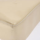 CHANEL Tote Bag Enamel Beige Gold CC Auth bs27673-9