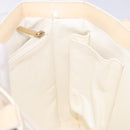 CHANEL Tote Bag Enamel Beige Gold CC Auth bs27673-19