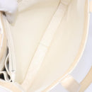 CHANEL Tote Bag Enamel Beige Gold CC Auth bs27673-20