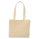 CHANEL Tote Bag Enamel Beige Gold CC Auth bs27673-13