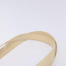 CHANEL Tote Bag Enamel Beige Gold CC Auth bs27673-8