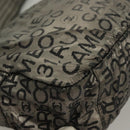 CHANEL Unlimited Shoulder Bag Coated Canvas Silver CC Auth bs27674-14