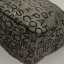 CHANEL Unlimited Shoulder Bag Coated Canvas Silver CC Auth bs27674-15