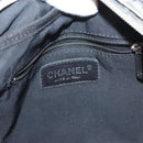 CHANEL Unlimited Shoulder Bag Coated Canvas Silver CC Auth bs27674-17