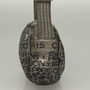 CHANEL Unlimited Shoulder Bag Coated Canvas Silver CC Auth bs27674-3