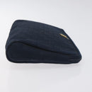 Christian Dior Trotter Canvas Clutch Bag Navy Auth bs27678-4