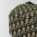 Christian Dior Trotter Canvas Handtasche Marinegold Auth bs27680-9