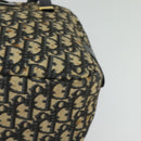 Christian Dior Trotter Canvas Handtasche Marinegold Auth bs27680-14