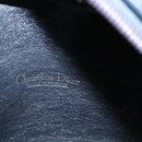 Christian Dior Trotter Canvas Handtasche Marinegold Auth bs27680-10