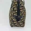 Christian Dior Trotter Canvas Handtasche Marinegold Auth bs27680-4