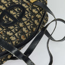 Christian Dior Trotter Canvas Handtasche Marinegold Auth bs27680-6