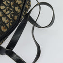 Christian Dior Trotter Canvas Handtasche Marinegold Auth bs27680-7