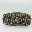 Christian Dior Trotter Canvas Handtasche Marinegold Auth bs27680-5