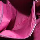 Christian Dior Trotter Canvas Tote Bag Red Silver Auth bs27682-19