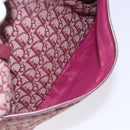 Christian Dior Trotter Canvas Tote Bag Red Silver Auth bs27682-20