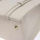 MCM Shoulder Bag Leather White Gold Auth bs27684-15