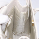 MCM Shoulder Bag Leather White Gold Auth bs27684-18