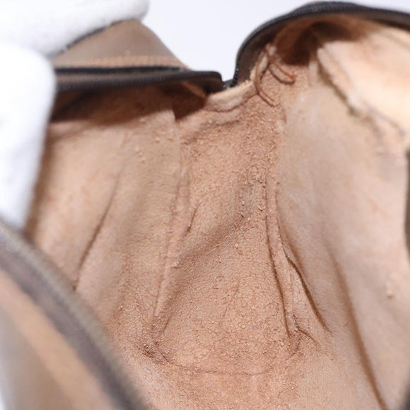 GUCCI GG Supreme Web Sherry Line Clutch Bag PVC Red Gold 89 01 012 Auth bs27688